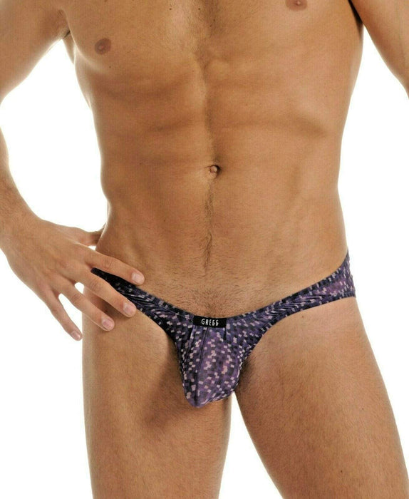 Gregg Homme Brief Second Skin Mini Briefs Purple c-ring R141003 12 - SexyMenUnderwear.com