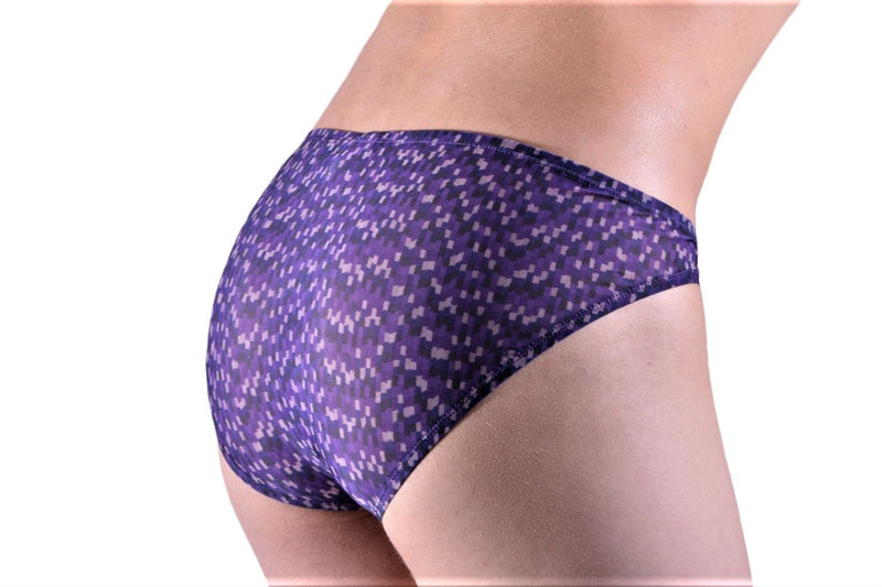 Gregg Homme Brief Second Skin Mini Briefs Purple c-ring R141003 12 - SexyMenUnderwear.com