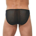 GREGG HOMME Brief Strap Slip Briefs Mesh See-Through Matte Black 170203 131 - SexyMenUnderwear.com