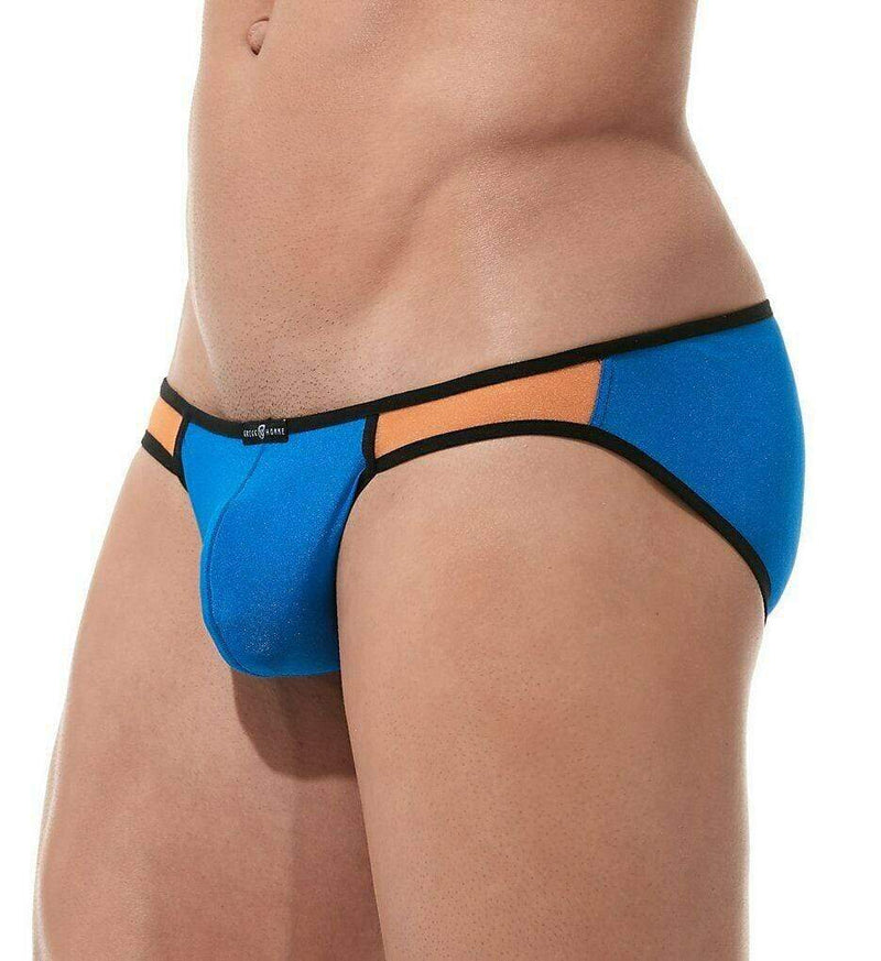 Gregg Homme Brief Super-Ero Slip Hyperstretch Bold Color Orange Royal 160303 97 - SexyMenUnderwear.com