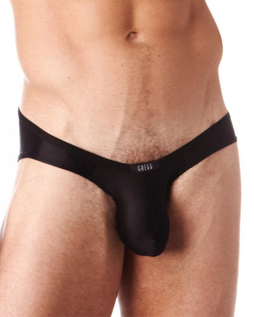 Gregg Homme Brief Voyeur Liquid Touch Briefs Mens Underwear Black 100603 51 - SexyMenUnderwear.com