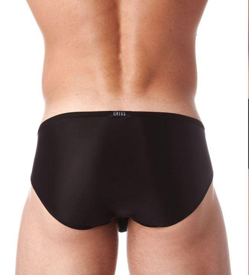 Gregg Homme Brief Voyeur Liquid Touch Briefs Mens Underwear Black 100603 51 - SexyMenUnderwear.com