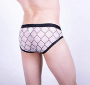 Gregg Homme Brief Wired C-Ring Slips White 140103 83 - SexyMenUnderwear.com