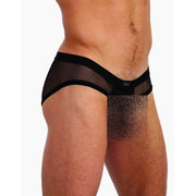 Gregg Homme Brief X-Rated Maximizer Seethrough Mesh Black 85003 79 - SexyMenUnderwear.com