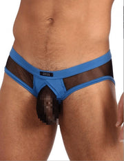 Gregg Homme Brief X-Rated Maximizer Seethrough Mesh Royal 85003 79 - SexyMenUnderwear.com