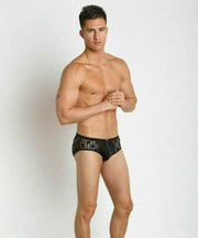 Gregg Homme Briefs Azure High-End European Jaquard Brief 133203 123 - SexyMenUnderwear.com