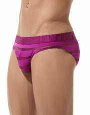Gregg Homme Briefs Encore Semi See-Through Magenta 160603 115 - SexyMenUnderwear.com