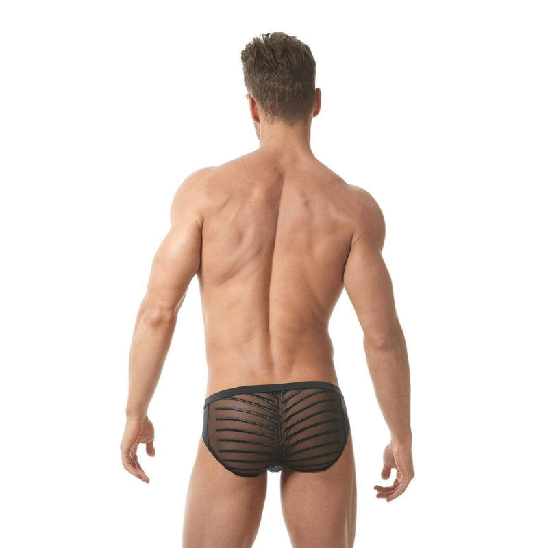 Gregg Homme Briefs Soiree Microfiber Laser-Cut Slip Homme 150103 100 - SexyMenUnderwear.com