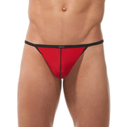 Gregg Homme C-Ring Pouch Torridz Ultra-Stretch BackLess String Red 87416 - SexyMenUnderwear.com