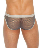 GREGG HOMME Gregg Homme Brief Beyond Doubt Side-Mesh Sexy Slip Pewter 110213 172