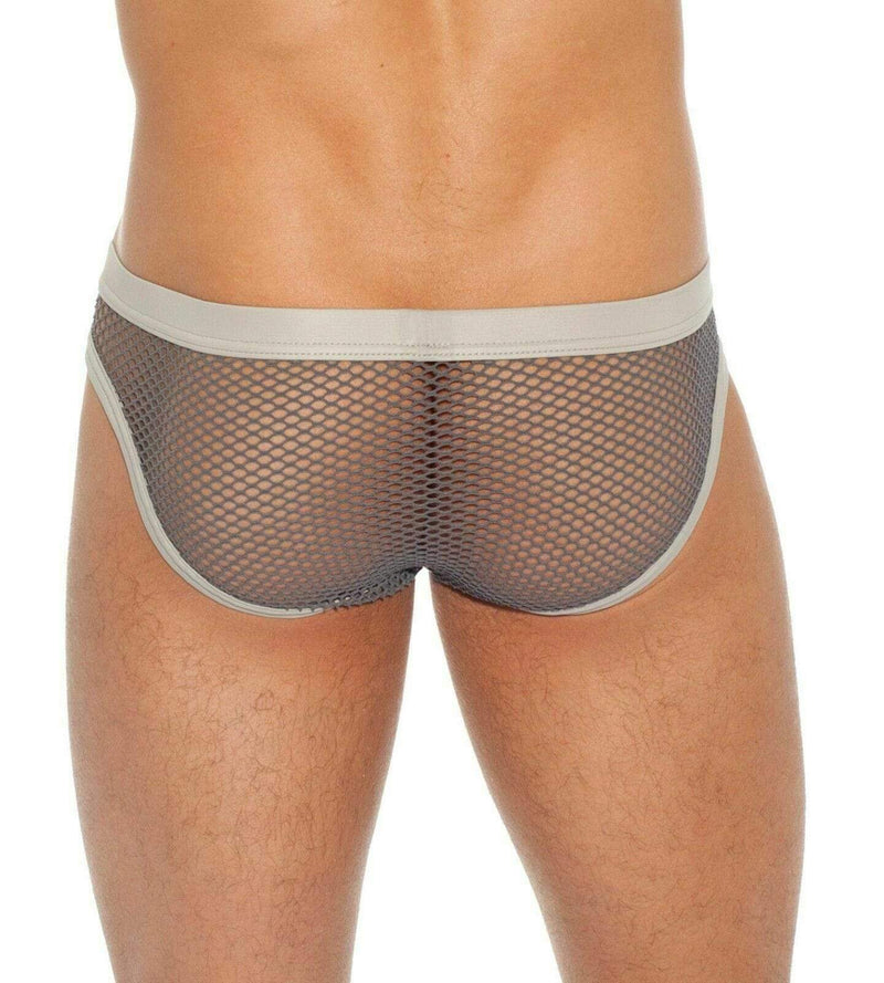 GREGG HOMME Gregg Homme Brief Beyond Doubt Side-Mesh Sexy Slip Pewter 110213 172