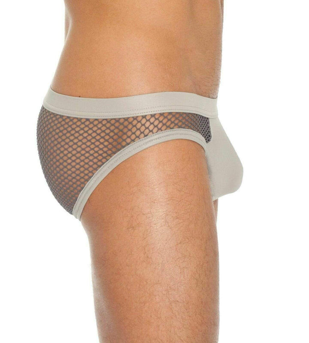 GREGG HOMME Gregg Homme Brief Beyond Doubt Side-Mesh Sexy Slip Pewter 110213 172