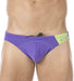 GREGG HOMME L Gregg Homme Pool Party Swimwear Men Brief Swimsuit Purple 123235 145