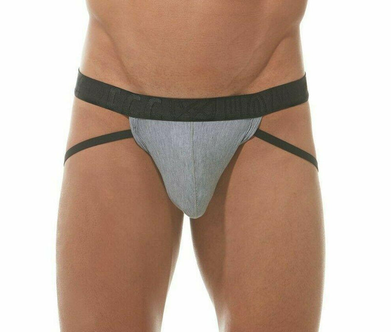 Gregg Homme Jock Feel IT Stetchy Cotton Jockstrap Black 162434 90 - SexyMenUnderwear.com