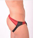 Gregg Homme Jock PLAYER Leather Jockstrap Red 143134 27 - SexyMenUnderwear.com