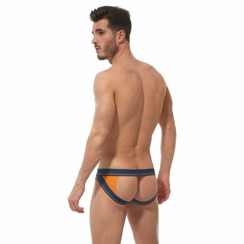 Gregg Homme Jock Push Up 3.0 Jockstraps & Pad Orange MEDIUM 170434 117A - SexyMenUnderwear.com