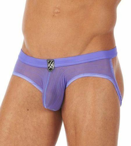 Gregg Homme Jock Showoff See-Through Fabric Jockstrap Purple 121534 103 - SexyMenUnderwear.com