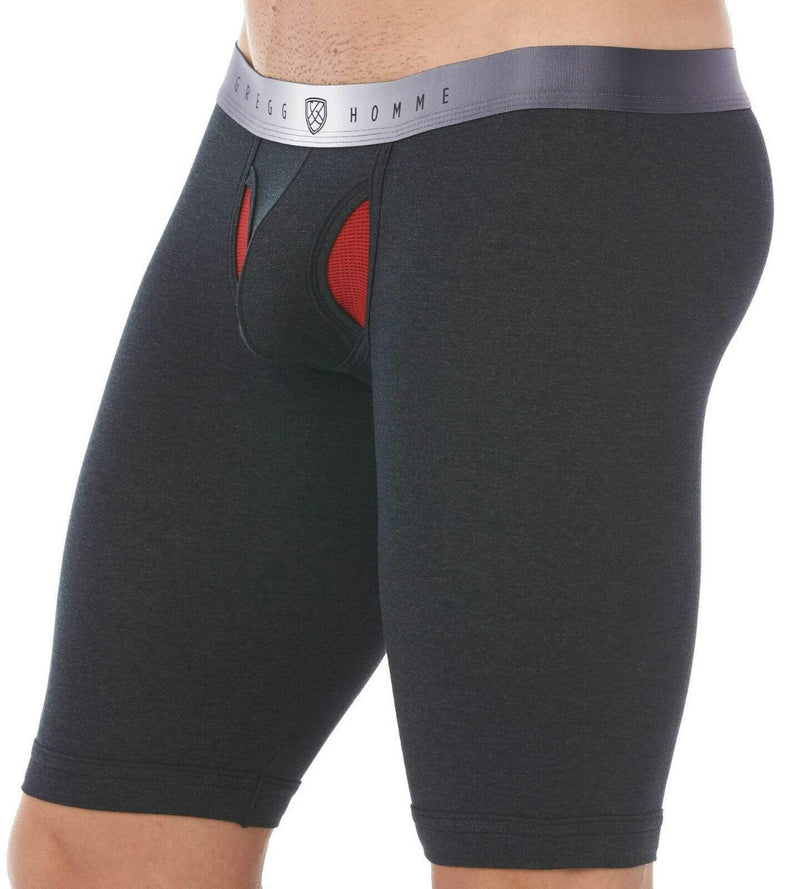 Gregg Homme Leggings Heat Jammer Long Boxers Micro modal Charcoal 140555 80 - SexyMenUnderwear.com