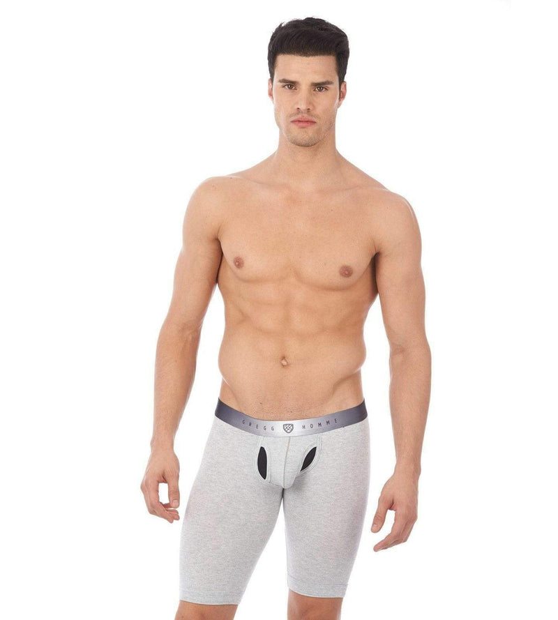 Gregg Homme Leggings Heat Jammer Long Boxers micromodal Light Grey 140555 80 - SexyMenUnderwear.com