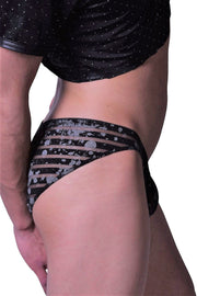 GREGG HOMME Luxury 3G Micro Low Cut brief Silver 1931 12 - SexyMenUnderwear.com