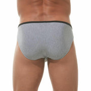 Gregg Homme Mens Brief FEEL IT Slip Pour Homme Cotton Black 162403 87 - SexyMenUnderwear.com