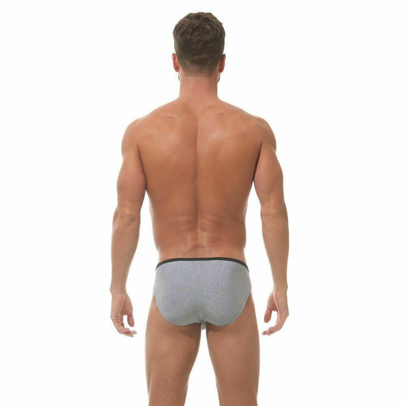 Gregg Homme Mens Brief FEEL IT Slip Pour Homme Cotton Black 162403 87 - SexyMenUnderwear.com