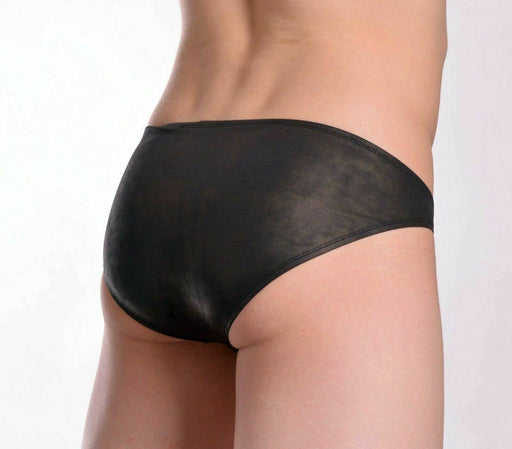 Gregg Homme Mens STEALTH Classic mini brief Leather look 03 32 - SexyMenUnderwear.com