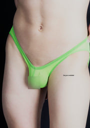 Gregg Homme Micro Brief 3G Daring Micro Mesh 2738 Lime 2 - SexyMenUnderwear.com