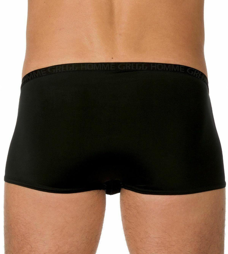 GREGG HOMME PIMP Boxer Sensuel Transparent Romantic XXX Black 96605 161 - SexyMenUnderwear.com