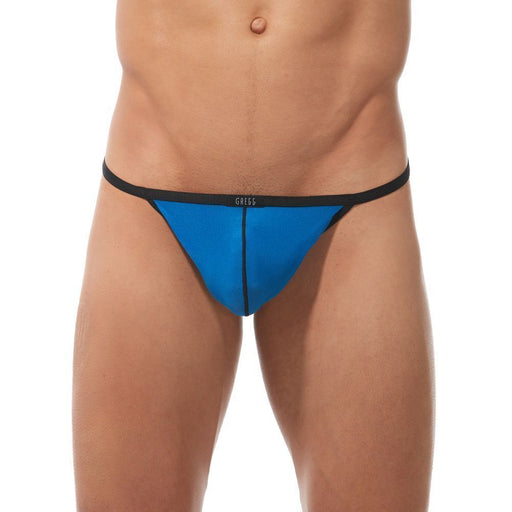 Gregg Homme Pouch Torridz HyperStretch C-Ring BackLess Strings Royal 87416 - SexyMenUnderwear.com