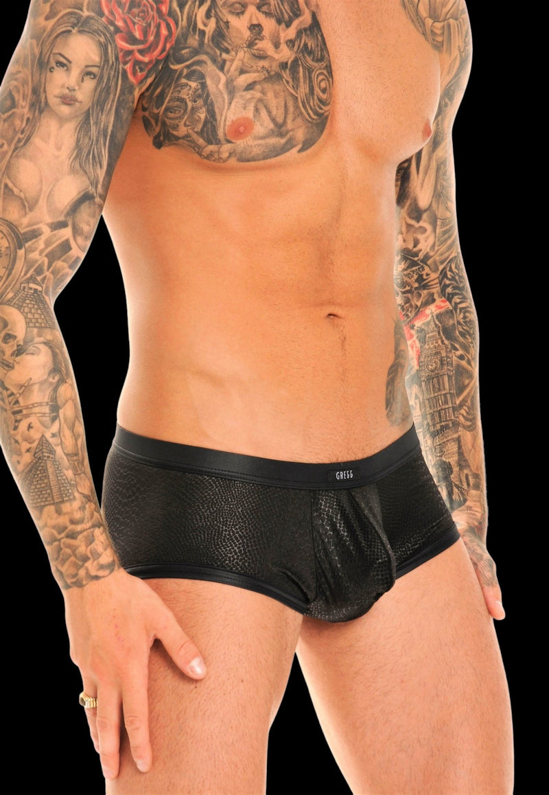 Gregg Homme Retro Boxer Venom 201005 Black 25H - SexyMenUnderwear.com