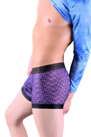 Gregg Homme Second Skin Boxer Trunk Purple 141005 16 - SexyMenUnderwear.com