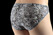 GREGG HOMME Sheer No C Ring Micro Brief Wild Life Print NR1023 2B - SexyMenUnderwear.com