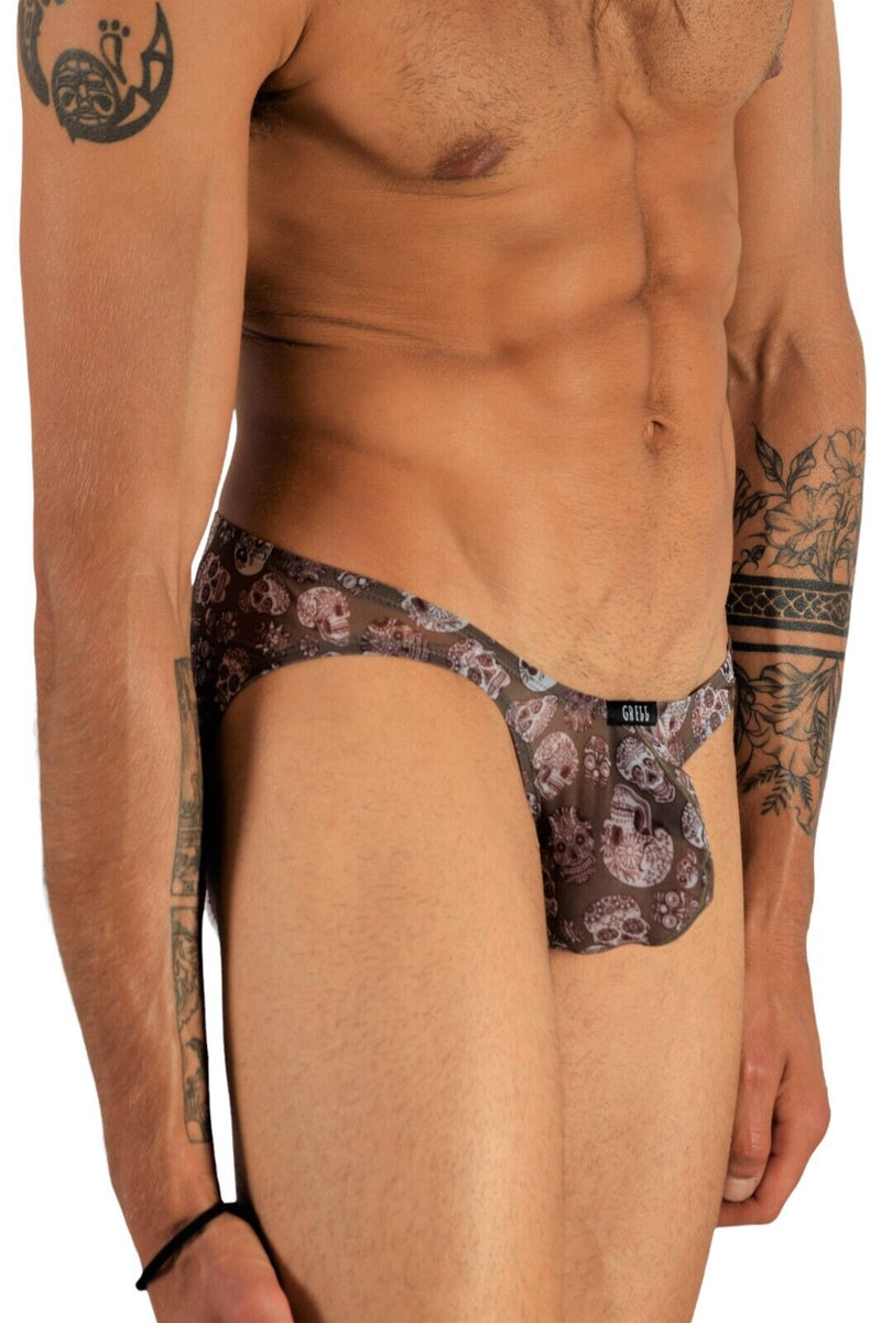 Gregg Homme SKULL Mens mini Briefs Slip C-ring 03 23b - SexyMenUnderwear.com