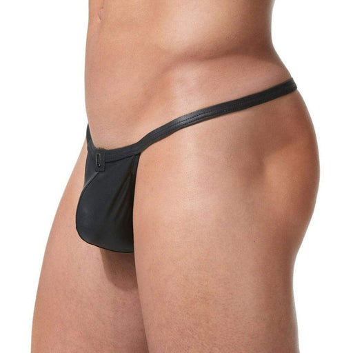 Gregg Homme String Crave Men G-String Low Rise Sexy Faux-Leather 152614 55 - SexyMenUnderwear.com