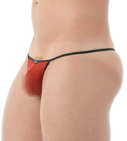 Gregg Homme String Player Mesh G-String For Men With T-back Red 143114 116 - SexyMenUnderwear.com
