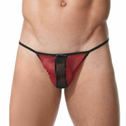 GREGG HOMME String Temptation Mens G-String Mesh Red 152114 107B - SexyMenUnderwear.com