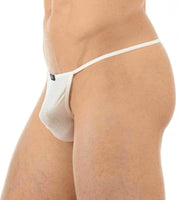 Gregg Homme Strings Beau G-String For Men White 130914 65 - SexyMenUnderwear.com