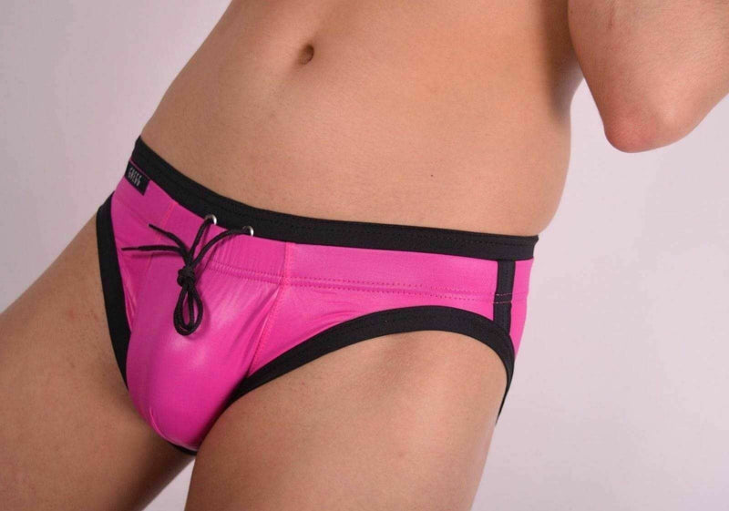 GREGG HOMME Swim-Brief BoyToy Swimwear Magenta 100425 144 - SexyMenUnderwear.com