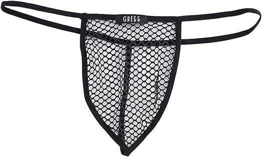 GREGG HOMME T-Back Strings Beyond Doubt Net Mesh G-String Black 110214 155 - SexyMenUnderwear.com