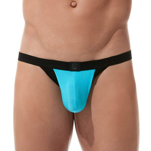 Gregg Homme Thong Avant-Garde Sheer / Fishnet Mesh Tangas Aqua 160404 95 - SexyMenUnderwear.com