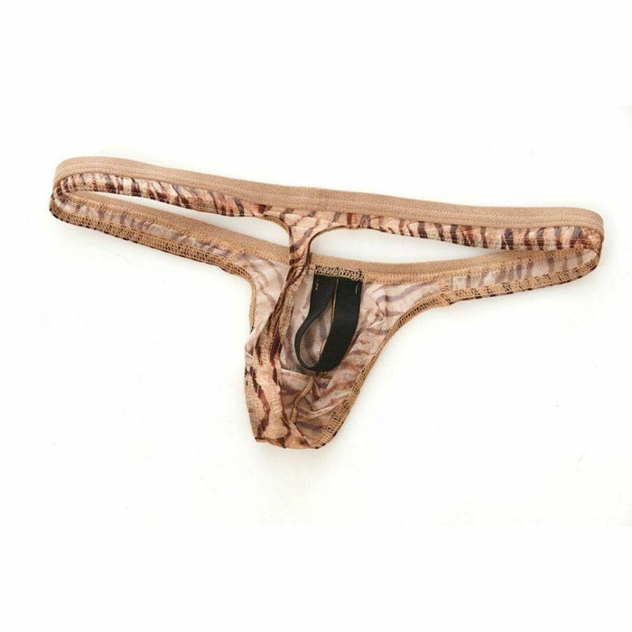 Gregg Homme Thong Casablanca C-Ring Tangas Sheer Mesh Natural 170304 61 - SexyMenUnderwear.com