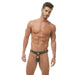 Gregg Homme Thong Charnel Fetish Tangas With Leather Black 162504 82 - SexyMenUnderwear.com