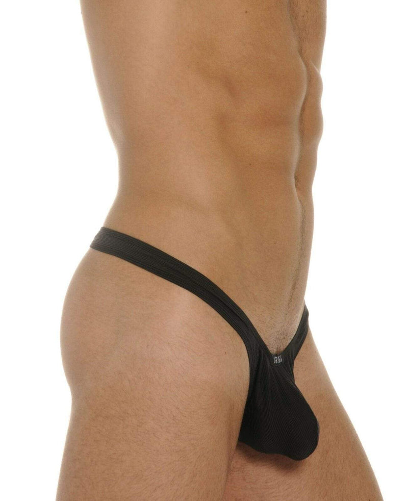 Gregg Homme Thong Gentlemen No-Ring Black Thongs NR147004 5 - SexyMenUnderwear.com