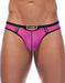 Gregg Homme Thong Renegade Peekaboo Sheer Thong Pink 172104 27 - SexyMenUnderwear.com