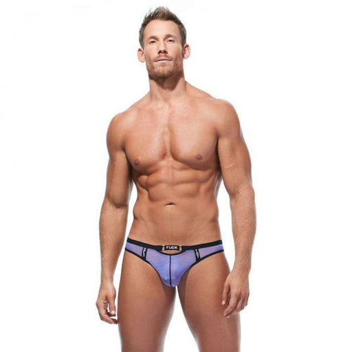 Gregg Homme Thong Renegade Peekaboo Sheer Thongs Purple 172104 27 - SexyMenUnderwear.com