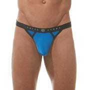 Gregg Homme Thong Room Max Hyper Streth Microfiber Royal 152704 47 - SexyMenUnderwear.com