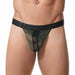 GREGG HOMME Thong Temptation Transparent Sexy-Mesh Khaki 152104 106 - SexyMenUnderwear.com