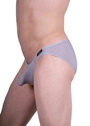 Gregg Homme Torridz Brief HyperStretch Fabric Silver 87403 19 - SexyMenUnderwear.com