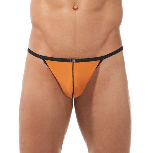 Gregg Homme Torridz C-Ring Pouch HyperStretch BackLess Strings Orange 87416 - SexyMenUnderwear.com